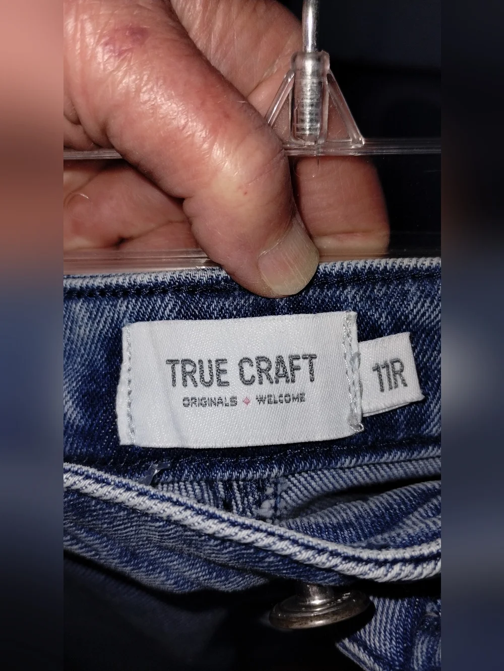True Craft Women's Faded Blue Straight Leg Jeans
